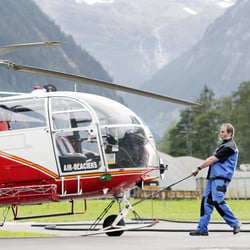 Heli-Shooting in den Alpen für MEWA