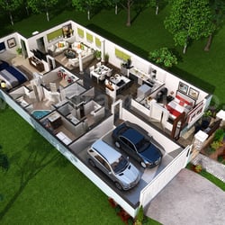 3D Grundriss für zu Hause