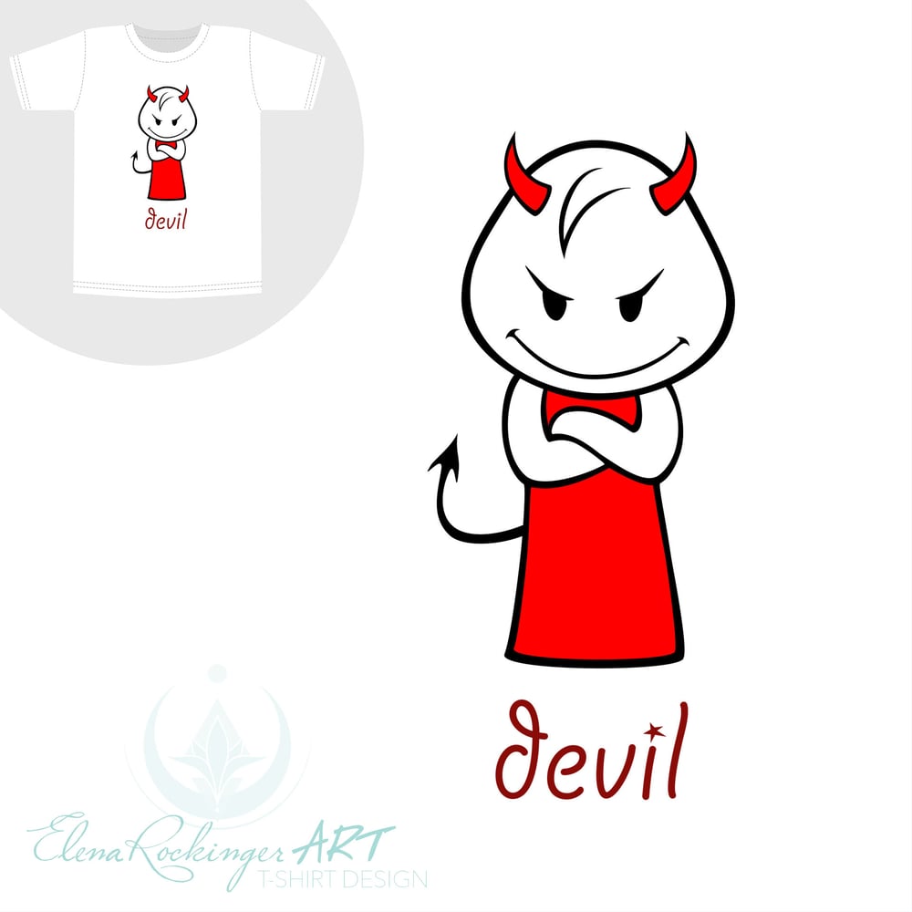 Devil | Moodies Serie | Vektorillustration
