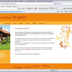 Landhaus Brigitte | Web statisch | Branche Ferienwohnungen