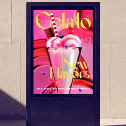 Gelato – 3D Modeling / Poster design