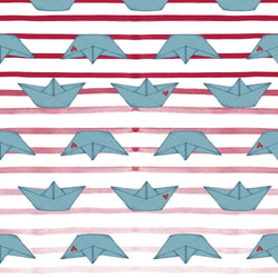 stripes and love boats red