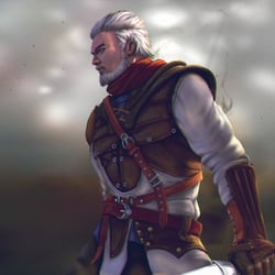 2d conceot art warrior sideview