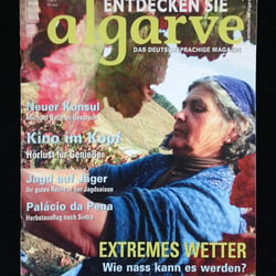Beispiel für das Magazin „Entdecken Sie Algarve“