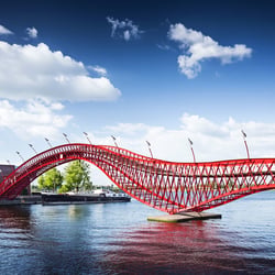 Pythonbrücke Amsterdam