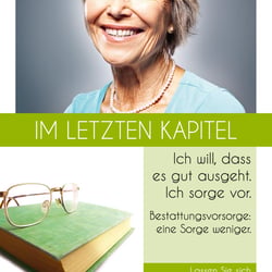 Plakatkampagne Bestattungsvorsorge 2016