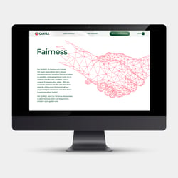 Web Design QUINZZ. Immobilienmakler Website