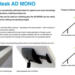 Speaker’s desk AD MONO