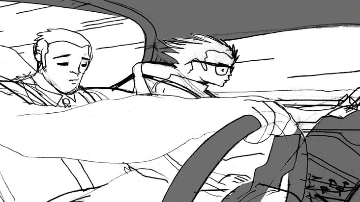 Screenshot aus einer 2D-Animation