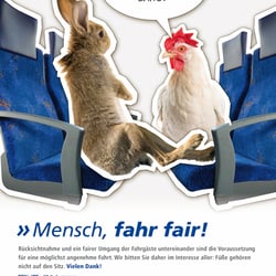 NVV Fahr fair! > Kampagne für Sauberkeit im ÖPNV