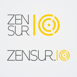 Zensur.IO logo: main version and alternate version