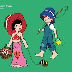 Marilou Malibou und ihr Bruder Marlou Malibou