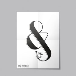 Postergestaltung „und los“ – Freie Arbeit
