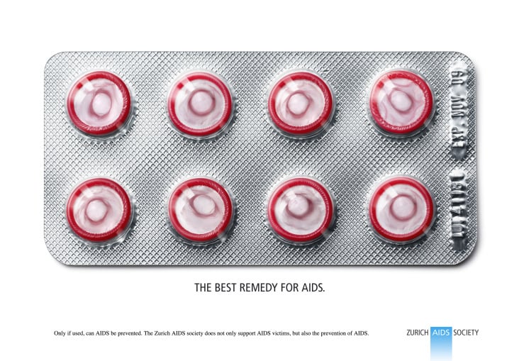 Blister Pack für die Zürcher Aids-Hilfe