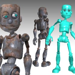 Robot; Modelliert in 3DSNax für Brand Worlds Tools