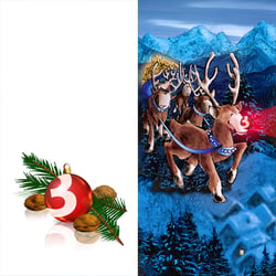 „Frohe Weihnachten“ Grußkarte