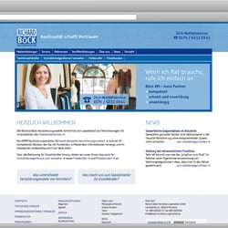 Versicherungsmakler für Einzelhändler | Website mit CMS