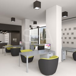Designkonzept für ein Brillengeschäft