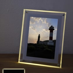 LED-Frame-Style im B6 Format mit Motiv von Blue-Pics.net
