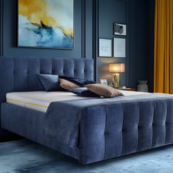 Blaues Bett Millieu