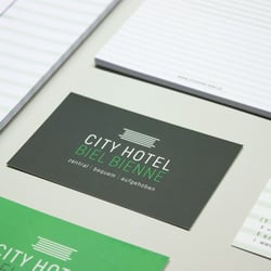 City Hotel Biel Bienne Business Card