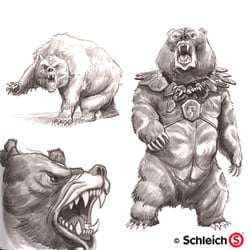 Schleich Höhlenbär – Concept Art