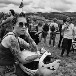 Female Biker