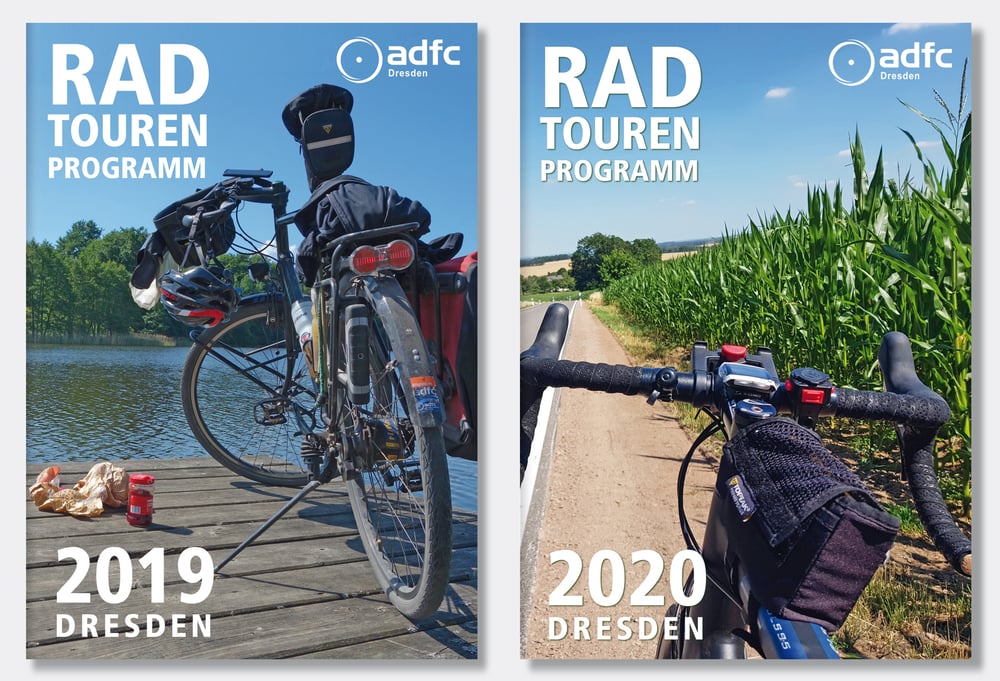 Titel Radtourenprogramme 2019 + 2020