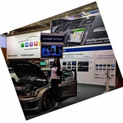 Messestand, Alpine Electronics