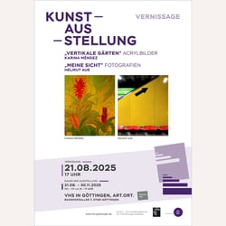 Layout Kunstausstellung – Plakat