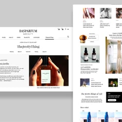 Beauty Blog Design / Subtle Selling
