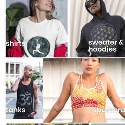 Samsara Yoga Shirts Homepage