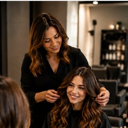 Webdesign für einen modernen Friseursalon. Demo-Projekt mit eleganter Bildsprache und klarer Nutzerführung.