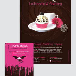 Mintastique® Café & Catering: Corporate Design und Gestaltung diverser Werbemittel