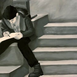 The lonesome artist