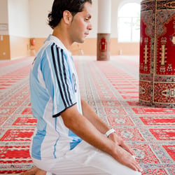 Für 11 Freunde. Abdelazis Ahanhouf, Spieler des SV Wehen-Wiesbaden.