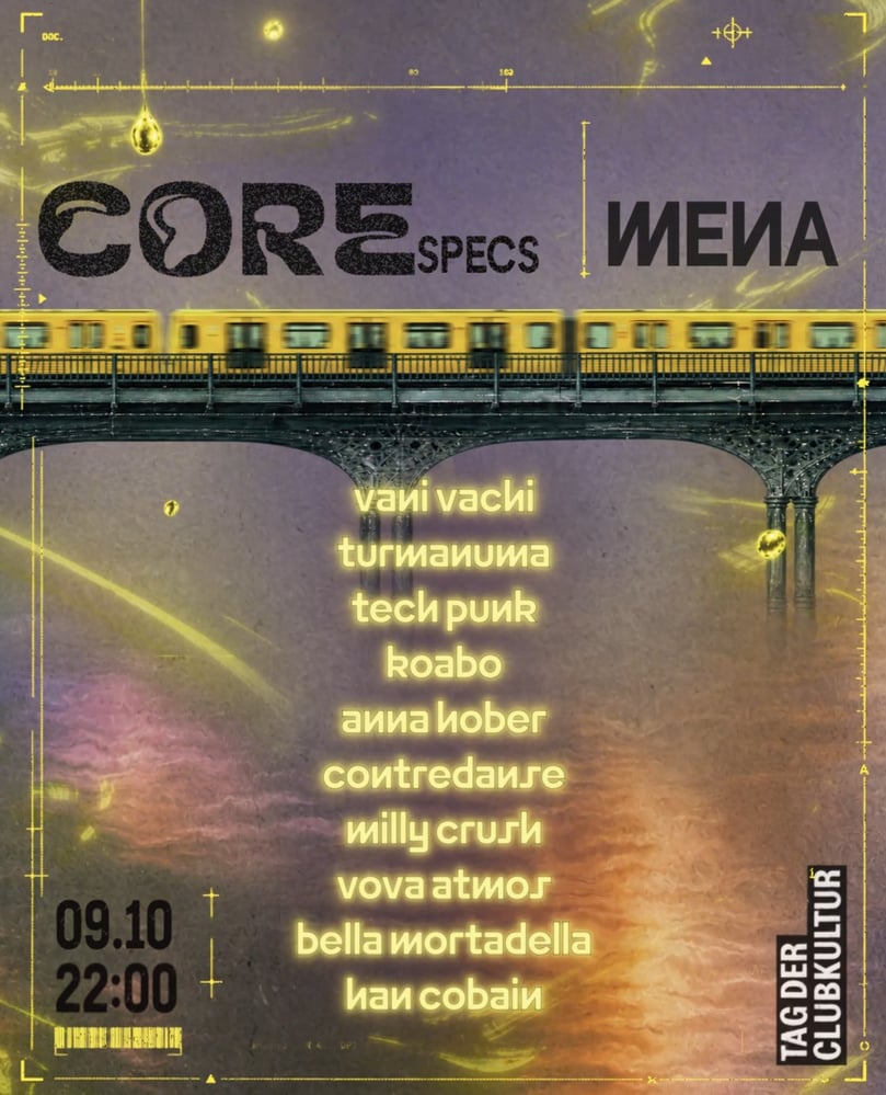 CORE SPECS — Full Lineup & Event Details