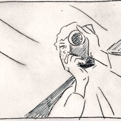 Storyboard zu Szenefilm Thema „Werbefotografie“