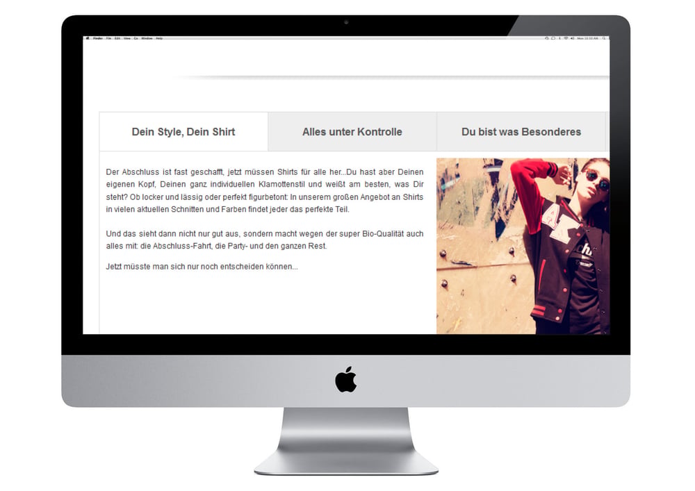 Webcontent für Schuldruckerei.com