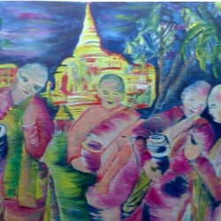 Nuns, Myanmar