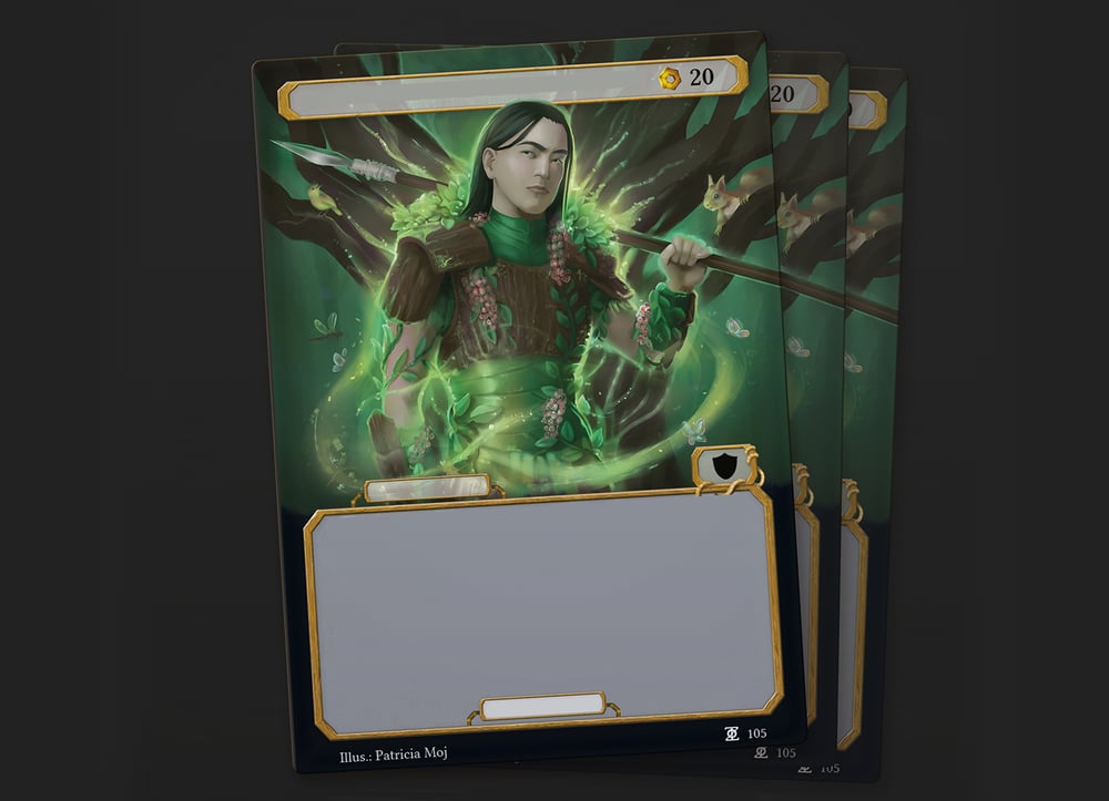 Lifewood Armor – Illustration on playing card