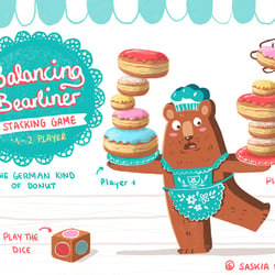 Stapelspiel: Entwicklung und Illustration