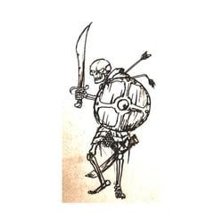 Skelett, Fantasy Monster
