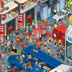 PLAYBOY Wimmelbild August 2012
