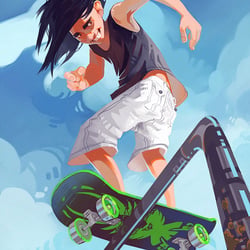 skater boy for a private client