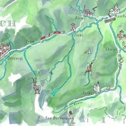 Quellflüsse des Rheins in Graubünden