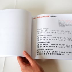 CD Manual – Typografie