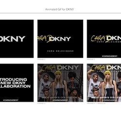 DKNY animated gif banner