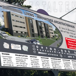 Baustellenschild, Bauschild, Bautafel erstellen | Layout gestalten