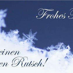 Weihnachtskarte – eigene Fotografie
